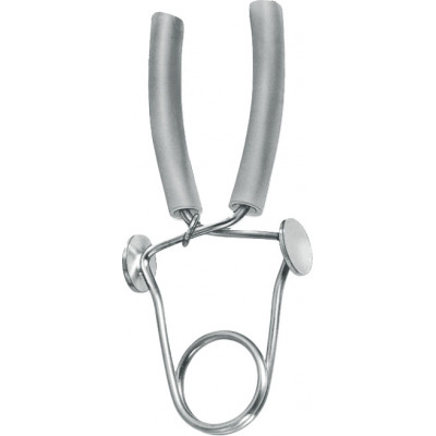 PENIS CLAMP, W. RUBBER COAT., 11 CM