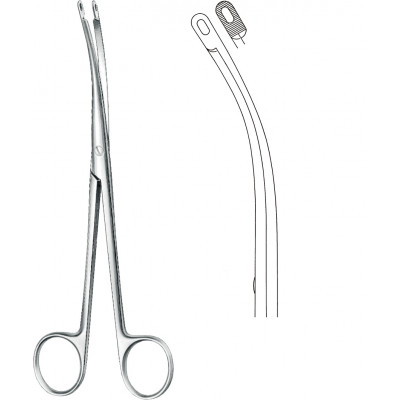 KIDNEY STONE FORCEPS, CVD., 17 CM
