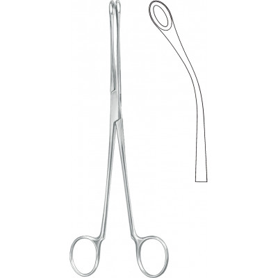 GALLSTONE FORCEPS, BLAKE, CVD., 20,5 CM