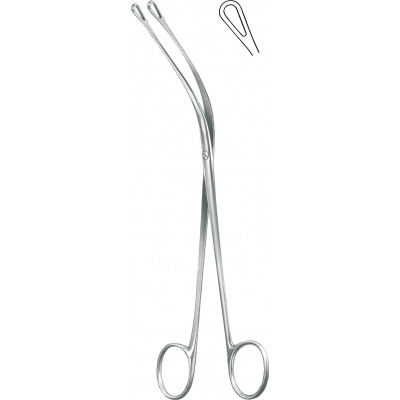 GALLSTONE FORCEPS, MIXTER, CVD., 22 CM